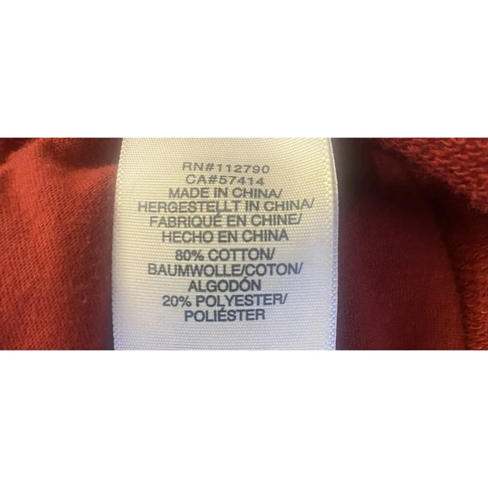 TRUE RELIGION Men Ticket Graphic Jogger Sweatpants Mid Rise Sz M Red Sports 3-37